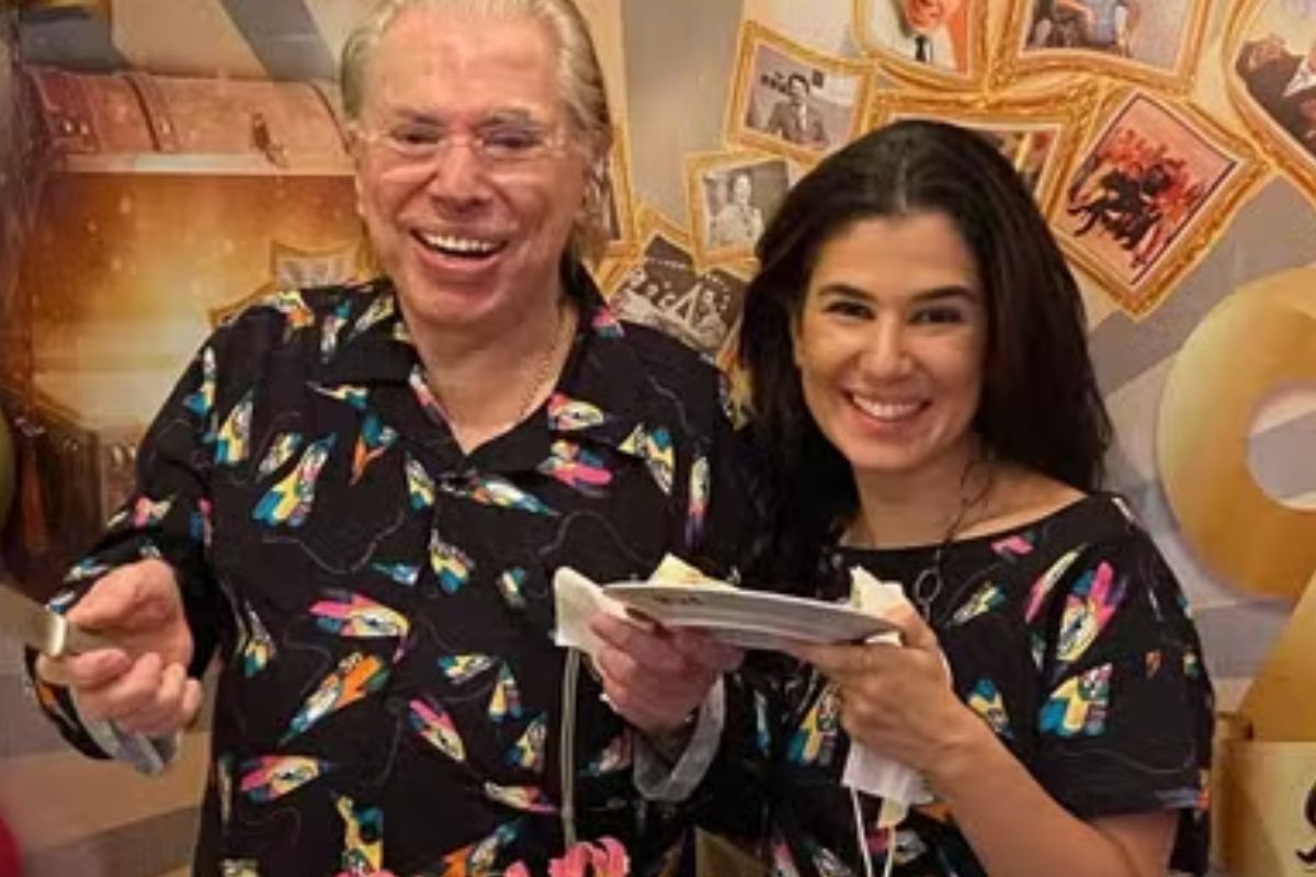 Renata Abravanel compartilha raro momento com Silvio Santos