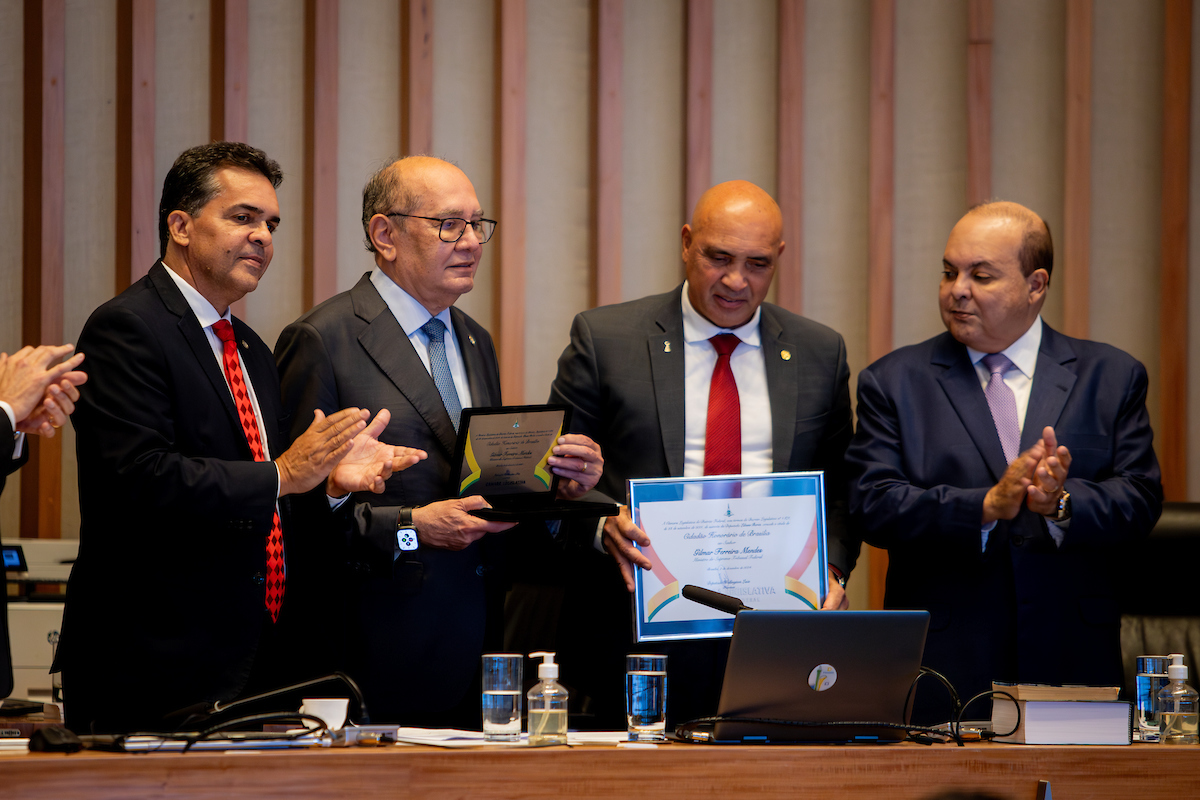 Gilmar Mendes recebe título de Cidadão Honorário de Brasília - Metrópoles