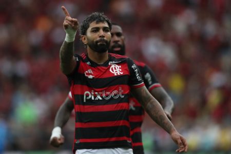 Imagem colorida de Gabigol - Metrópoles