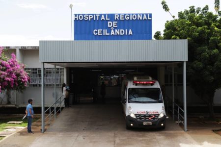 Fachada do hospital regional de ceilandia