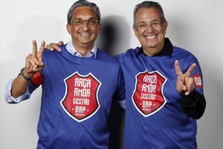 Imagem colorida de Luiz Eduardo Baptista, o BAP, concorrente à eleição do Flamengo- Metrópoles
