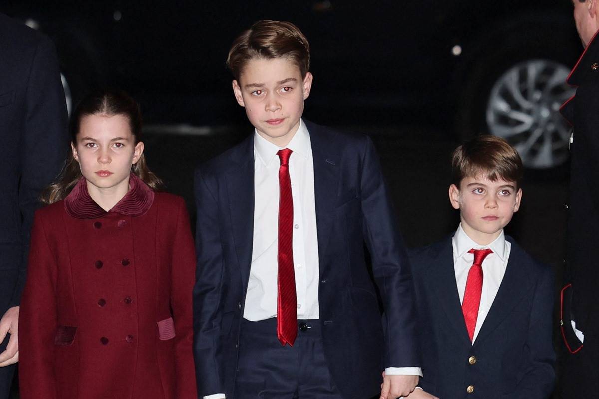Charlotte, George e Louis