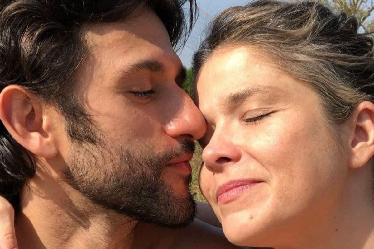 Samara Felippo e o humorista Elidio Sanna