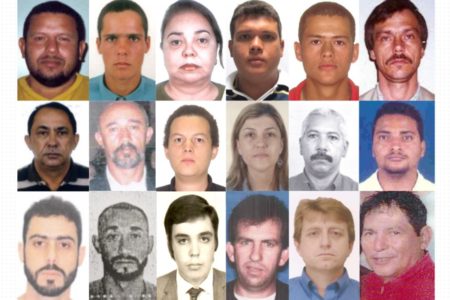 imagem colorida de brasileiros procurados pela interpol