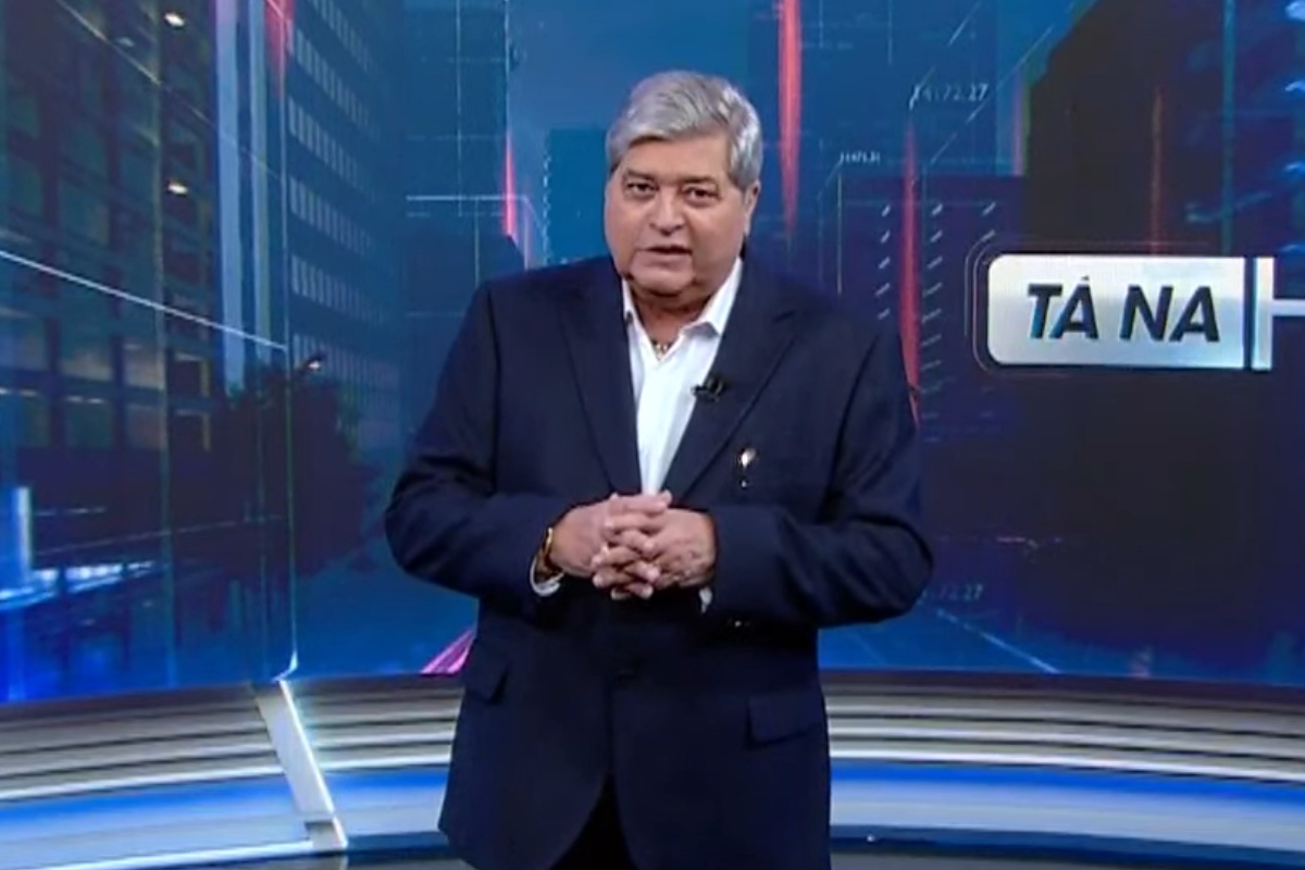 José Luiz Datena estreou no comando do Tá na Hora