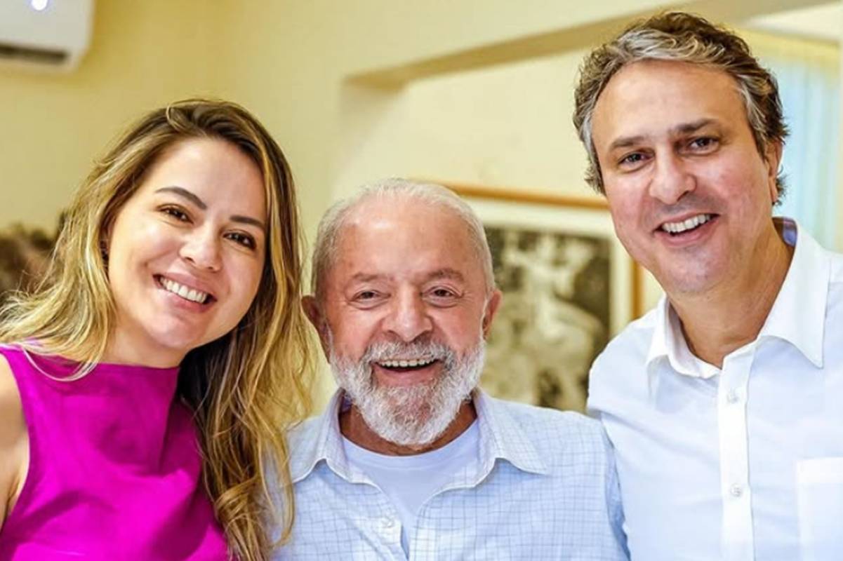Onélia Santana, presidente Lula e o ministro da Educação, Camilo Santana. Onélia será sabatinada para vaga no TCE-CE