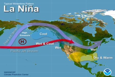 Imagem colorida de La Niña - Metrópoles