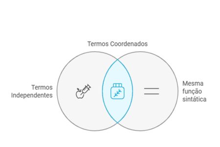 Imagem colorida, arte ilustrando os termos coordenados - Metrópoles