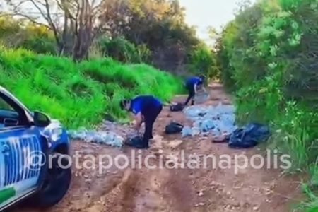 imagem colorida restos mortais descarte anapolis