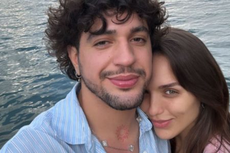 Foto colorida de Nattan e Rafa Kalimann