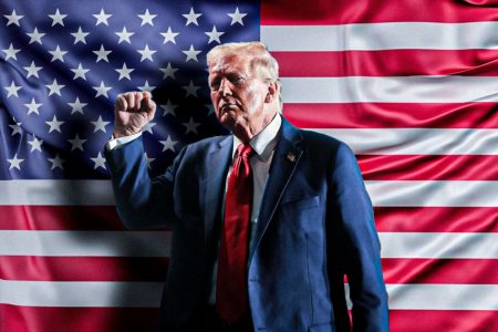 Imagem colorida de Donald Trump - Metrópoles