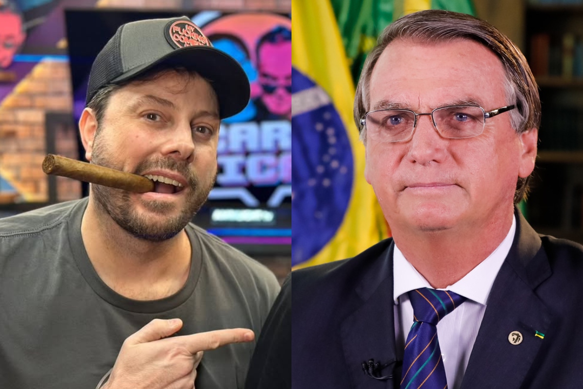 Danilo Gentili e Jair Bolsonaro