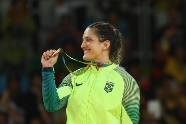 Foto colorida Mayra Aguiar, judoca brasileira - Metrópoles