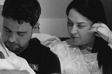 Graciele Lacerda mostra detalhes do parto da filha, Clara- Metrópoles