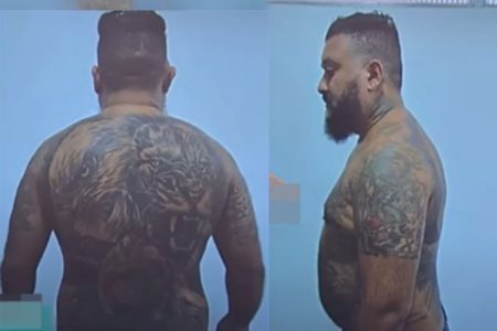 Rogério Faria da Silva, o Morcegão, foi preso em Santos ao desembarcar de um cruzeiro - Metrópoles