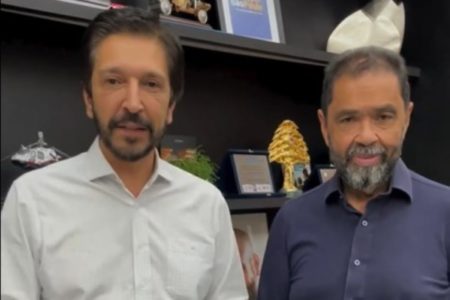 Ricardo Nunes (MDB) e Totó Parente (MDB), seu novo secretário - Metrópoles