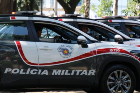 Viatura da Polícia Militar de São Paulo. - Metrópoles