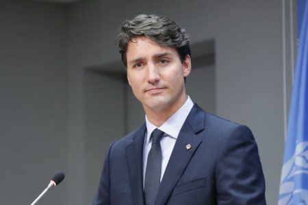 Foto colorida do primeiro-ministro do Canadá, Justin Trudeau - Metrópoles