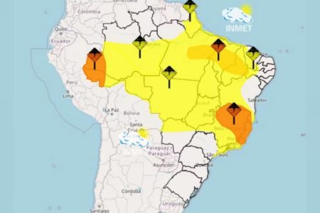imagem colorida previsao do tempo 8 de janeiro