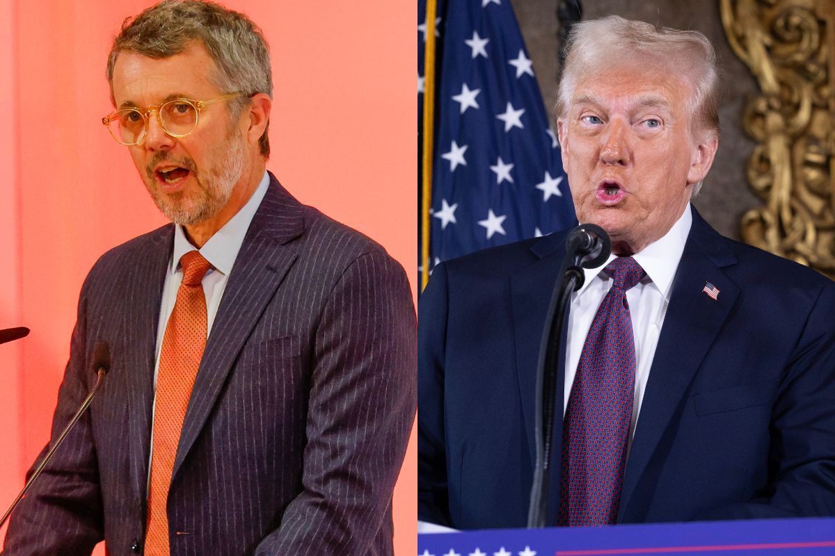 Rei Frederik e Donald Trump