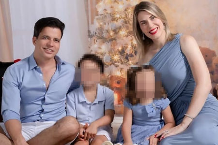 Mireylle Fries e a família estavam em avião que explodiu em Ubatuba
