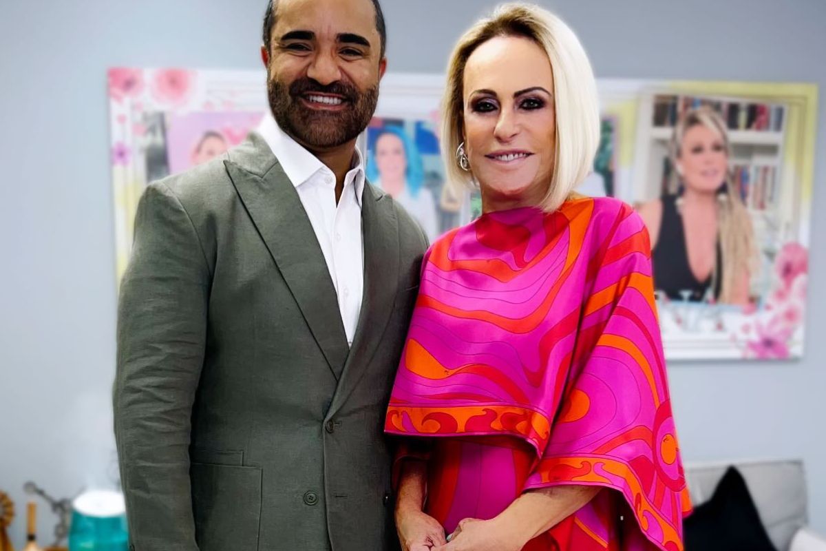 Foto colorida de Ana Maria Braga e Fábio Arruda - Metrópoles