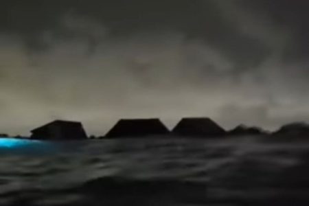 Foto em preto e branco do local onde navio naufragou em Pernambuco - Metrópoles