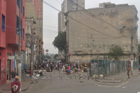 Muro da Cracolândia - Metrópoles