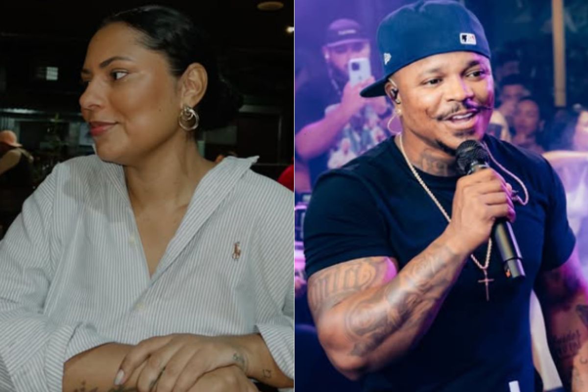 Cantor Gamadinho com a ex-mulher, Leticia Epifane