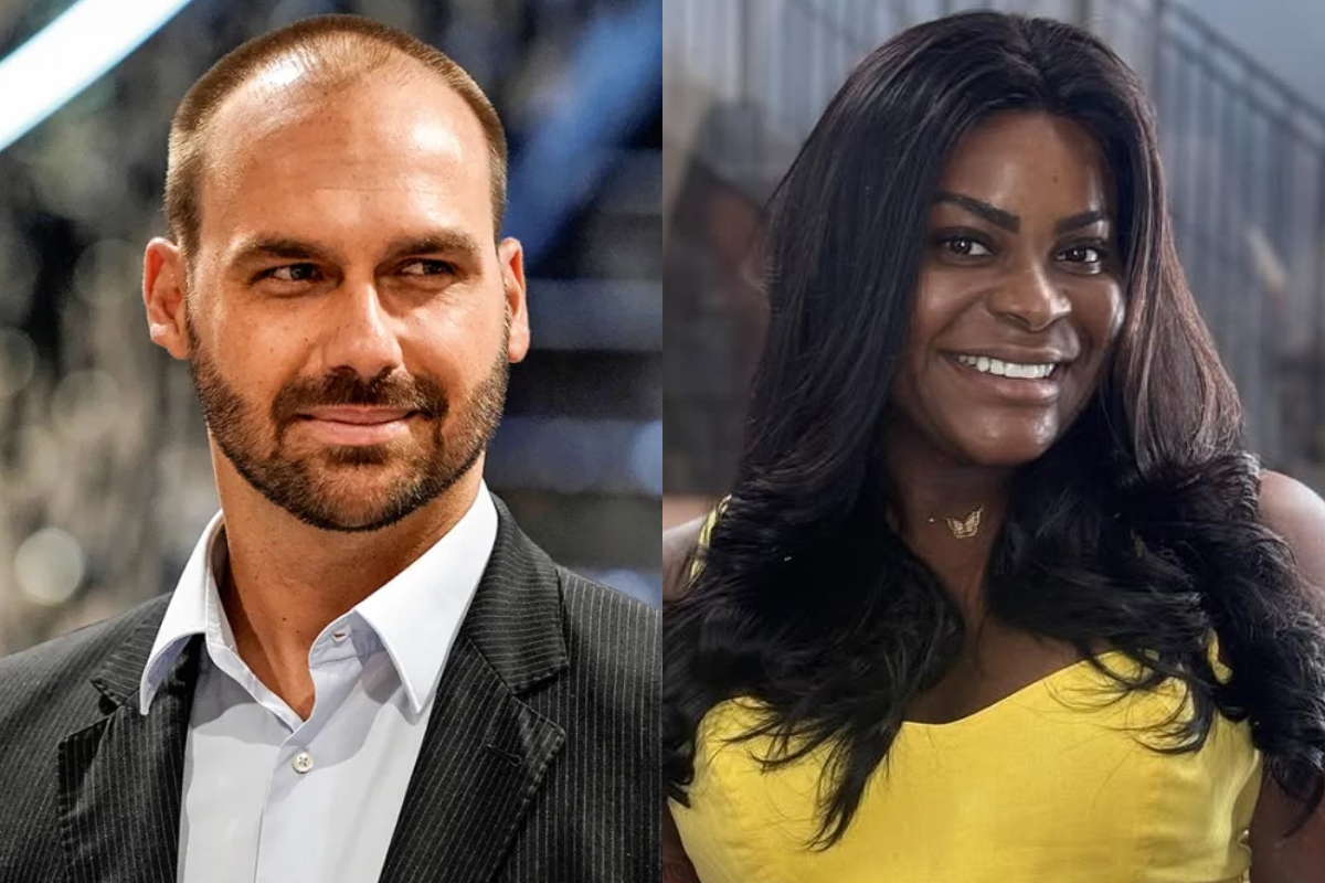 Eduardo Bolsonaro recebeu o apoio de Jojo Todynho