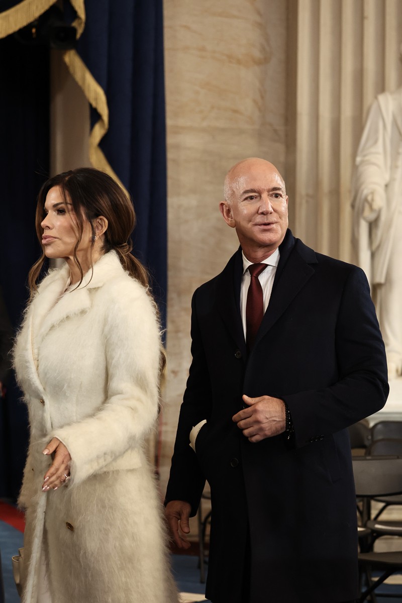 Lauren Sanchez e Jeff Bezos 