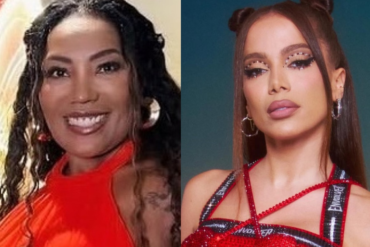 Mãe de Ludmilla assiste a show de Anitta de camarote - Metrópoles