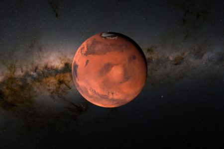 Foto do planeta Marte - Metrópoles