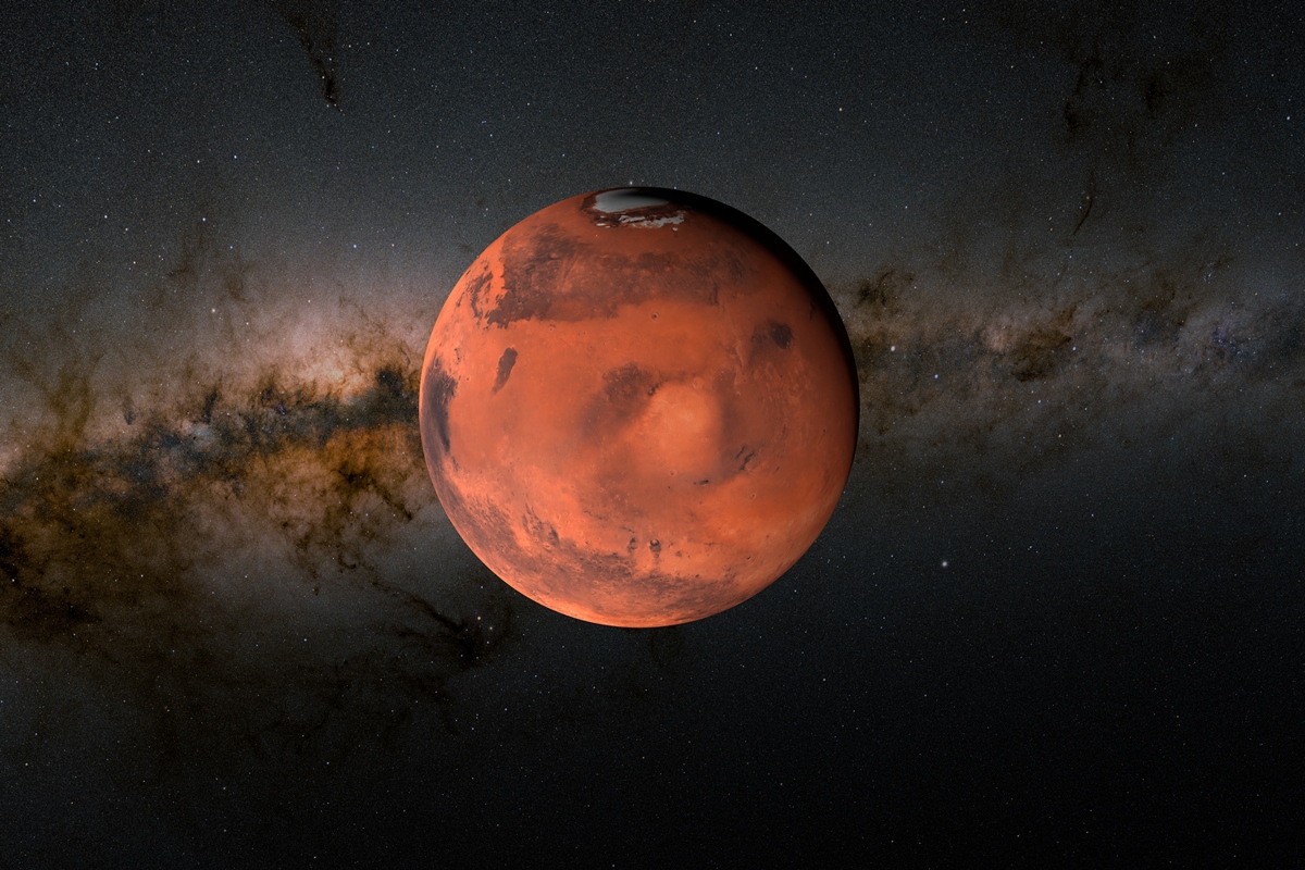 Foto do planeta Marte - Metrópoles