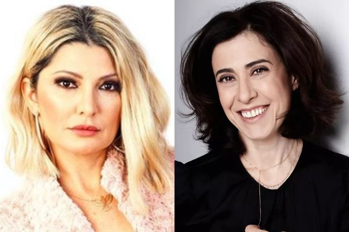 Montagem colorida de Antonia Fontenelle e Fernanda Torres - Metrópoles