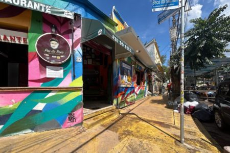Imagem mostra Beco do Batman, em SP - Metrópoles
