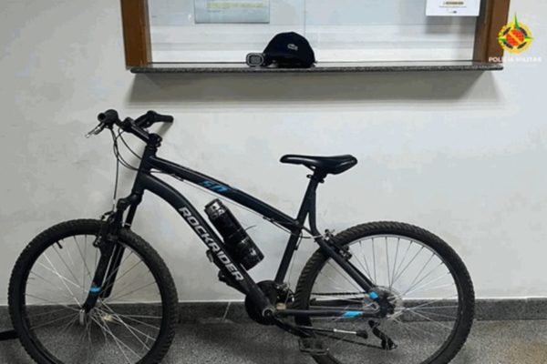Bicicleta de foragido, apreendida pela PMDF