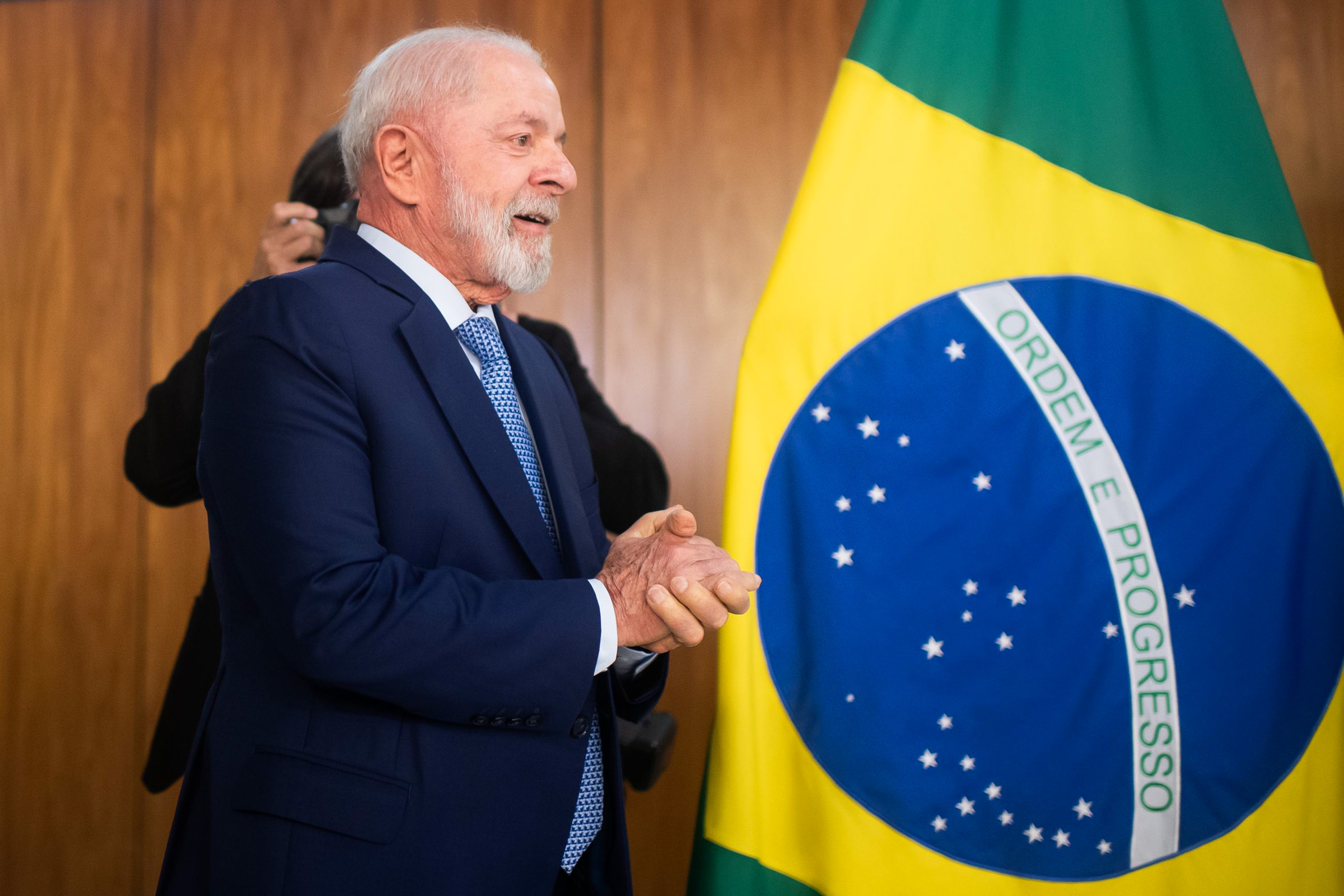 Presidente Luiz Inácio Lula da Silva, PT, concede entrevista coletiva no Palácio do Planalto - Metrópoles