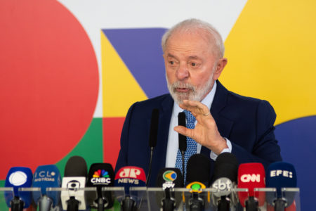 Presidente Luiz Inácio Lula da Silva, PT, concede entrevista coletiva no Palácio do Planalto - Metrópoles