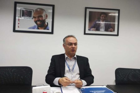O secretário municipal da Educação, Fernando Padula