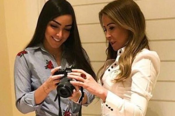 Zilu Godói com a nora, Amabylle Eiroa