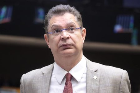 O líder do PL do ex-presidente Jair Bolsonaro, Sóstenes Cavalcante (PL-RJ).