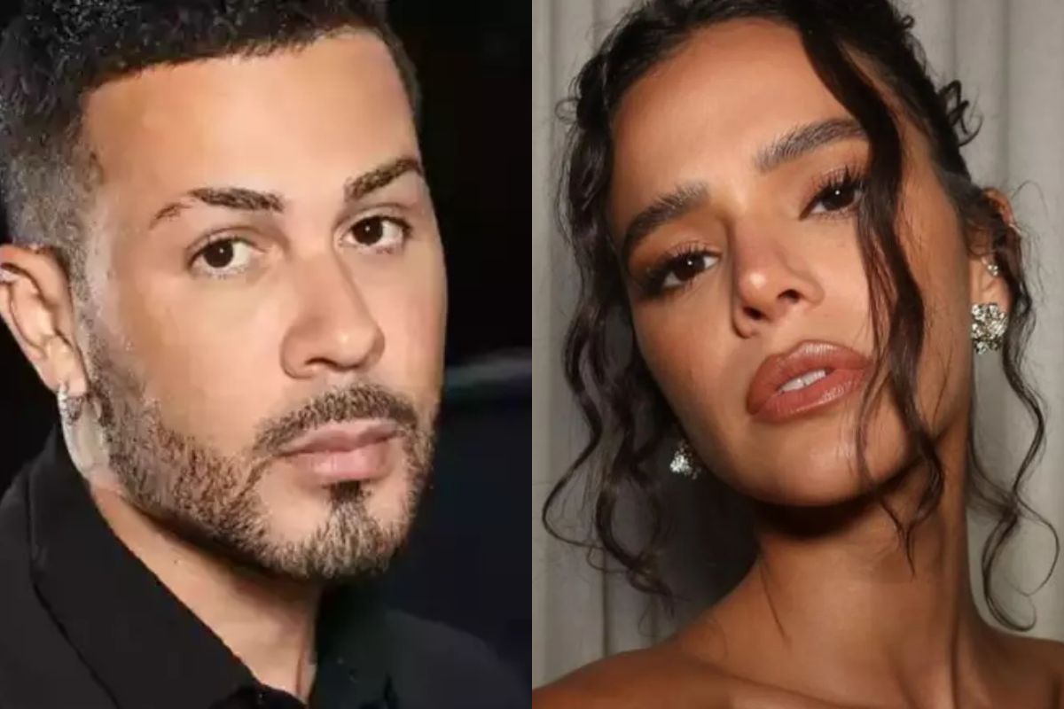 Montagem colorida de Carlinhos Maia e Bruna Marquezine - Metrópoles