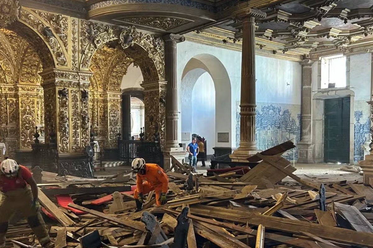 Imagem colorida de Igreja e Convento de São Francisco, em Salvador (BA)