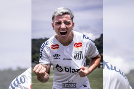 Imagem colorida de BArreal, reforço do SAntos- Metrópoles