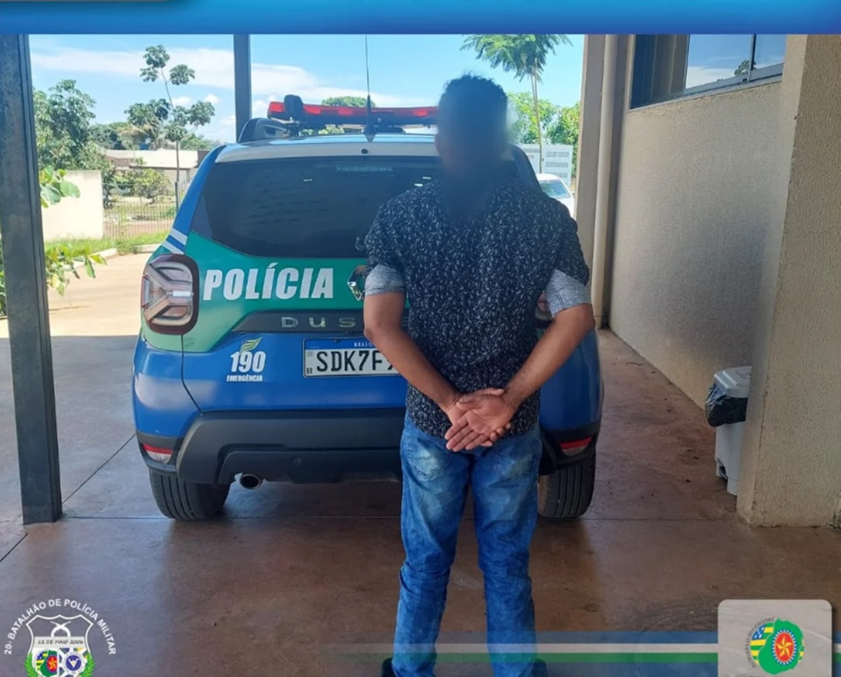 homem preso pela PMGO