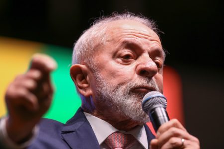 Presidente Luiz Inácio Lula da Silva (PT) participa da abertura do Encontro de Novos Prefeitos e Prefeitas Metrópoles