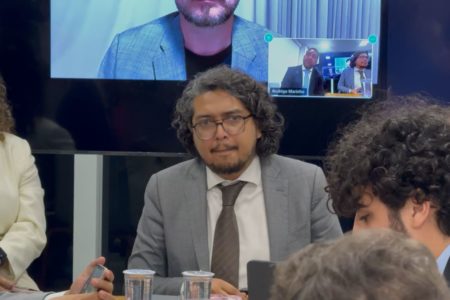 Imagem colorida de Pedro Vaca Villarreal, da Comissão Interamericana de Direitos Humanos (CIDH), da Organização dos Estados Americanos (OEA) - Metrópoles