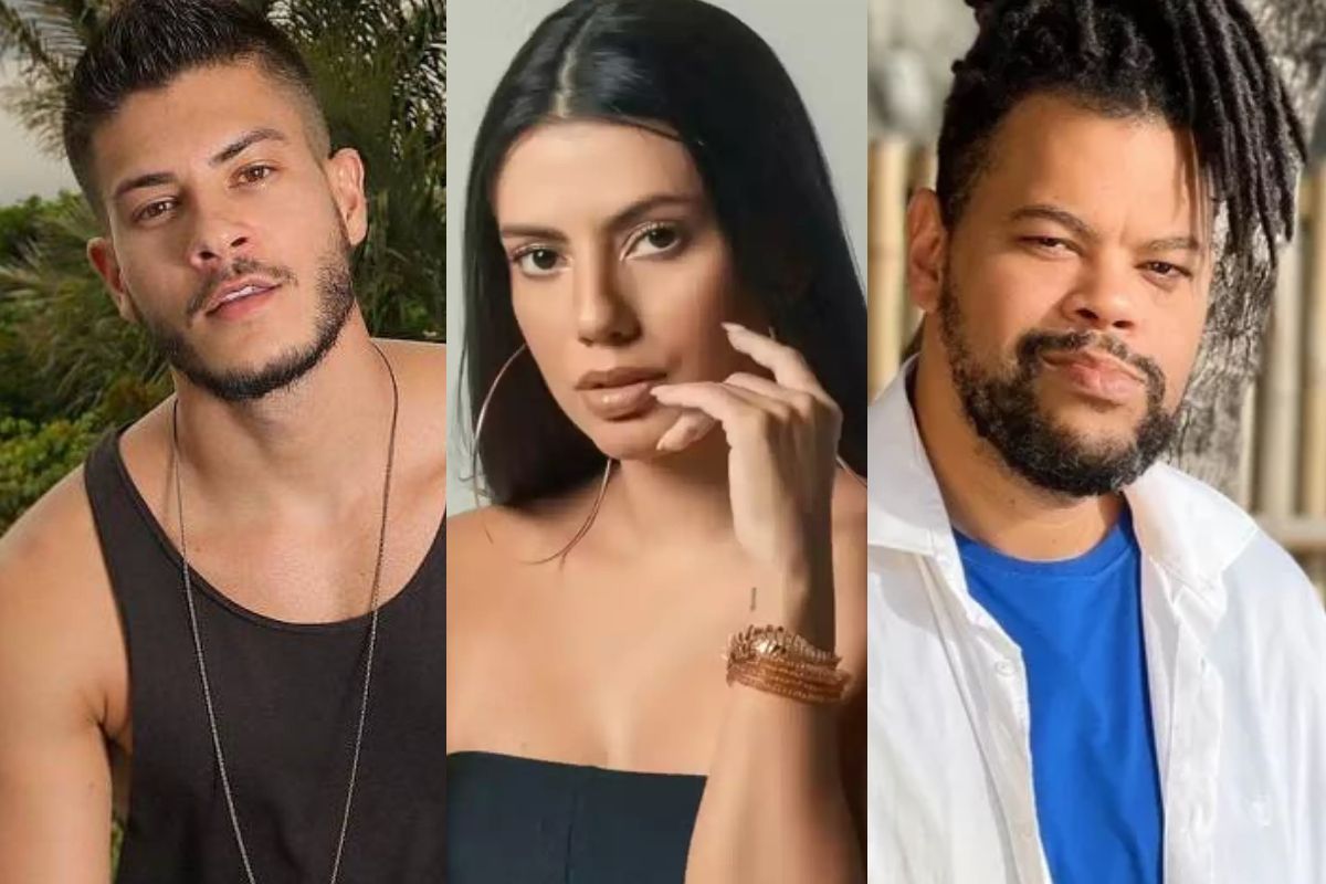 Arthur Aguiar, Fernanda Bande e Babu Santana