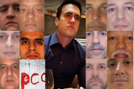 Mosaico de rostos de homens - Metrópoles